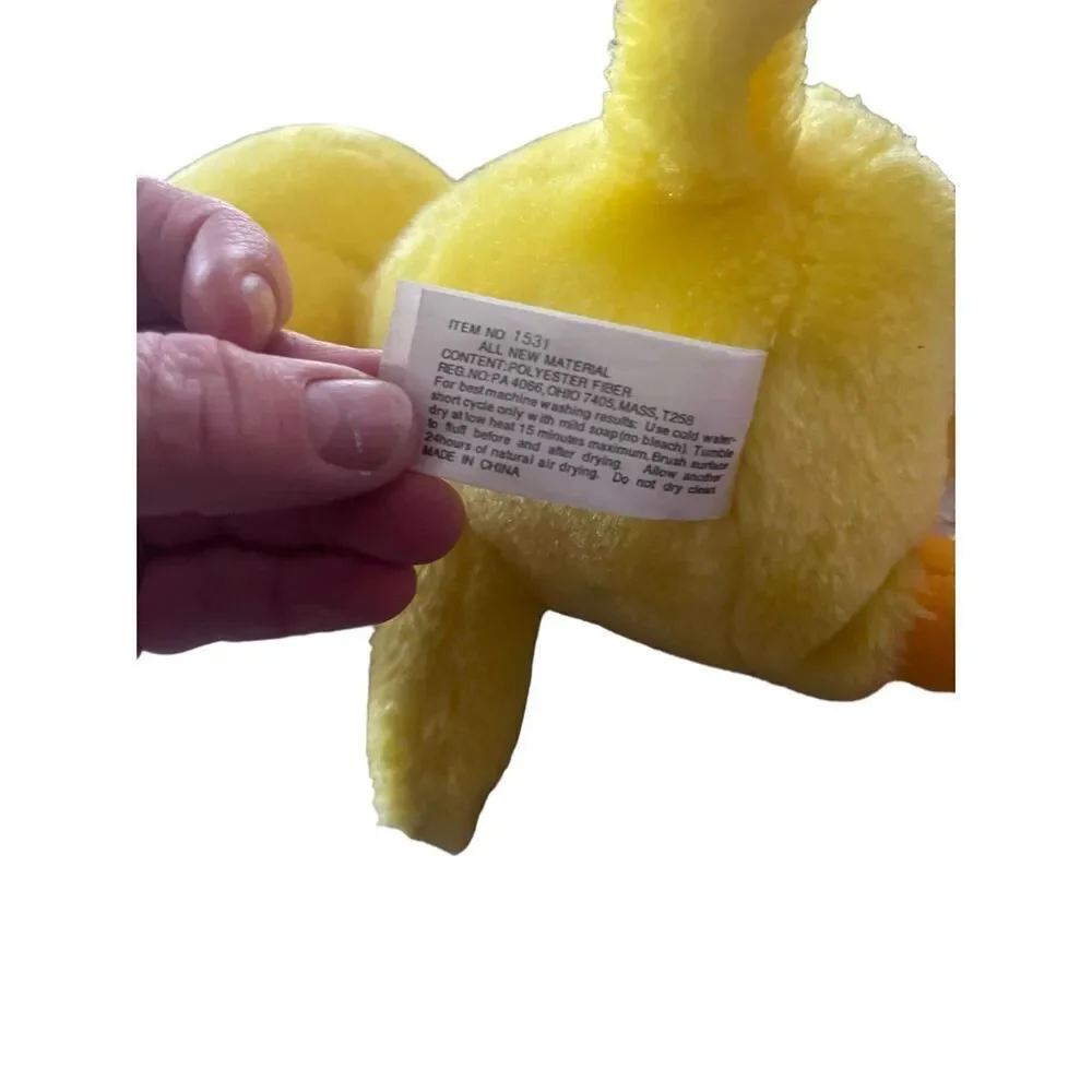 Warner Bros Kids Yellow Polyester Fiber Looney Tunes Tweety Bird Plush Toy